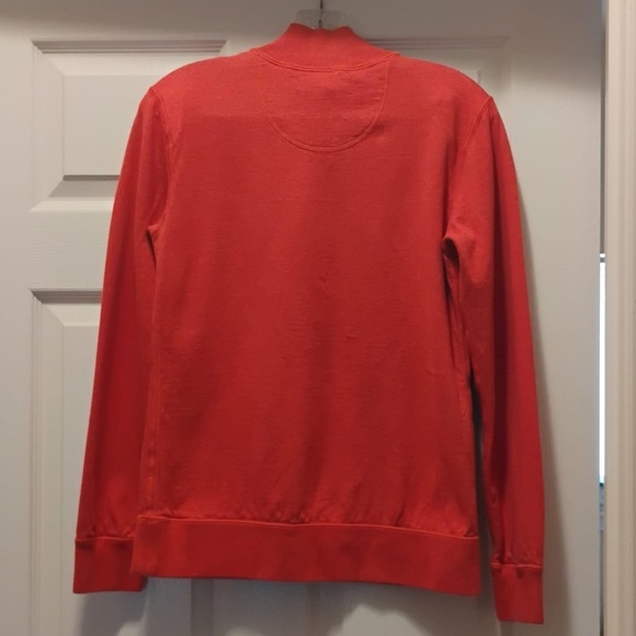 Tommy Bahama 1/2 Zip Coral Pullover Sweatshirt Size S - Picture 4 of 5